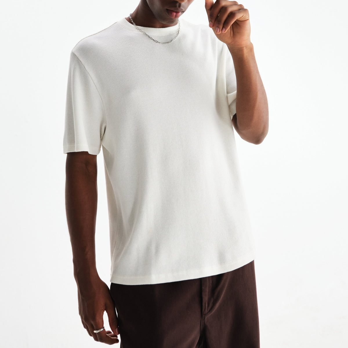 Milton Tee in Ecru