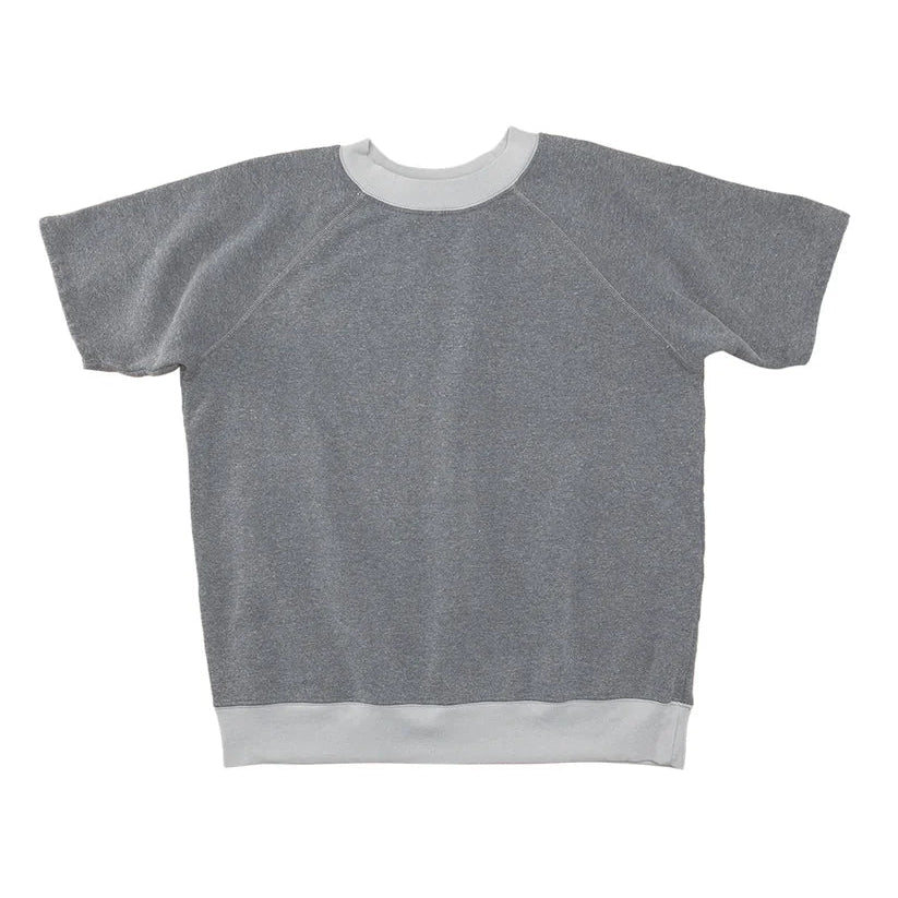 Heathered Magnuson Short Sleeve Raglan in Diesel Gray