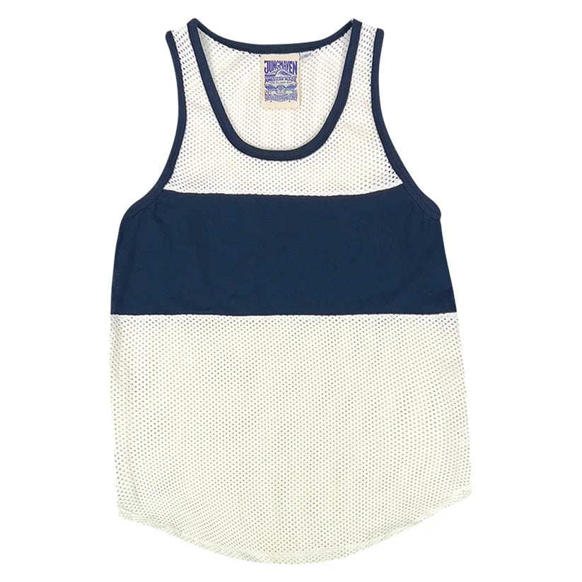 Marathon Mesh Tank in Navy