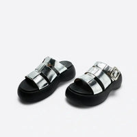 Nell Sandal in Mercury
