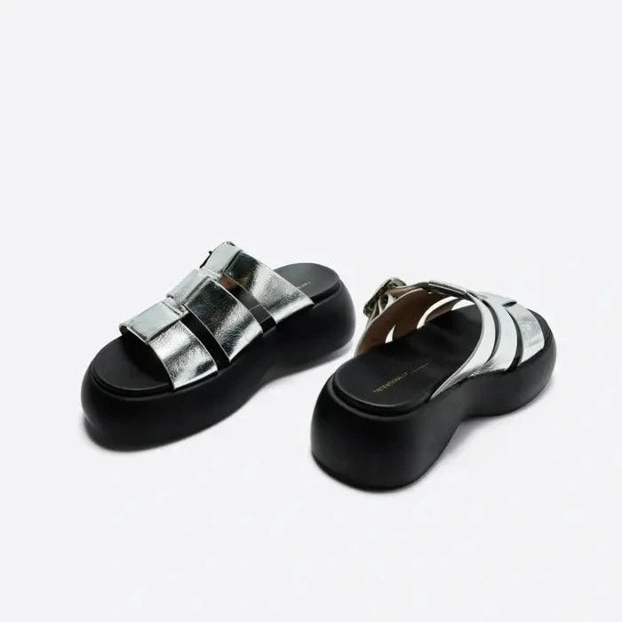 Nell Sandal in Mercury