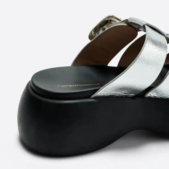 Nell Sandal in Mercury