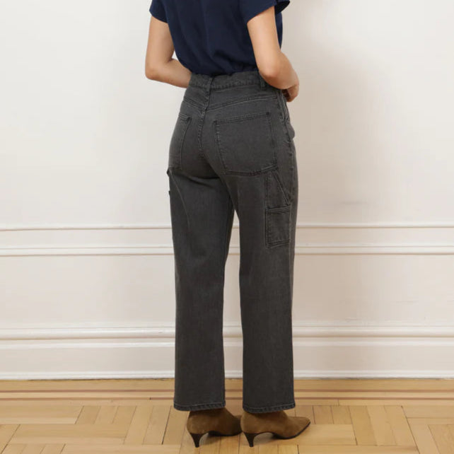 Quinn Utility Jeans in Gray