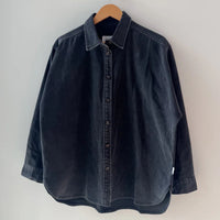 Theo Jacket in Black Denim