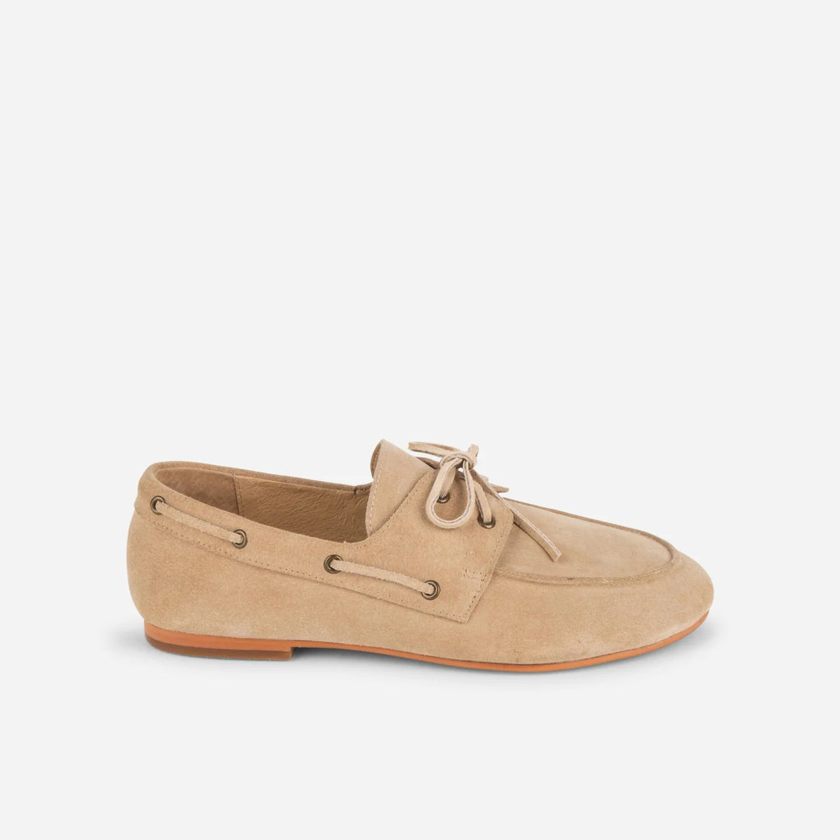 Pixie Boat Shoe in Taupe