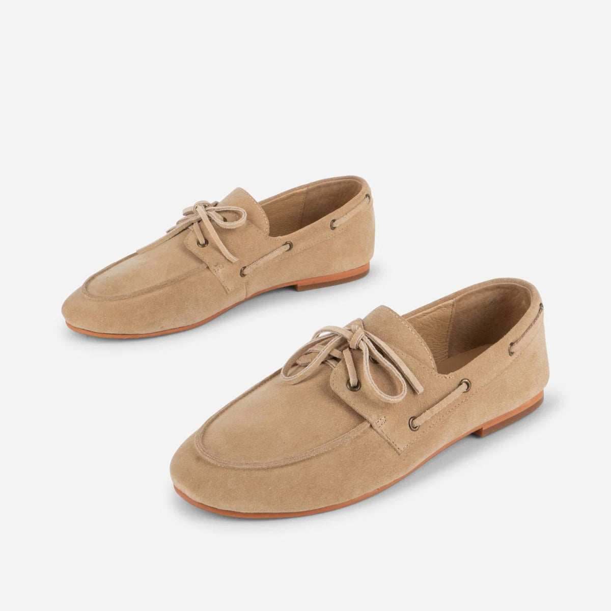 Pixie Boat Shoe in Taupe