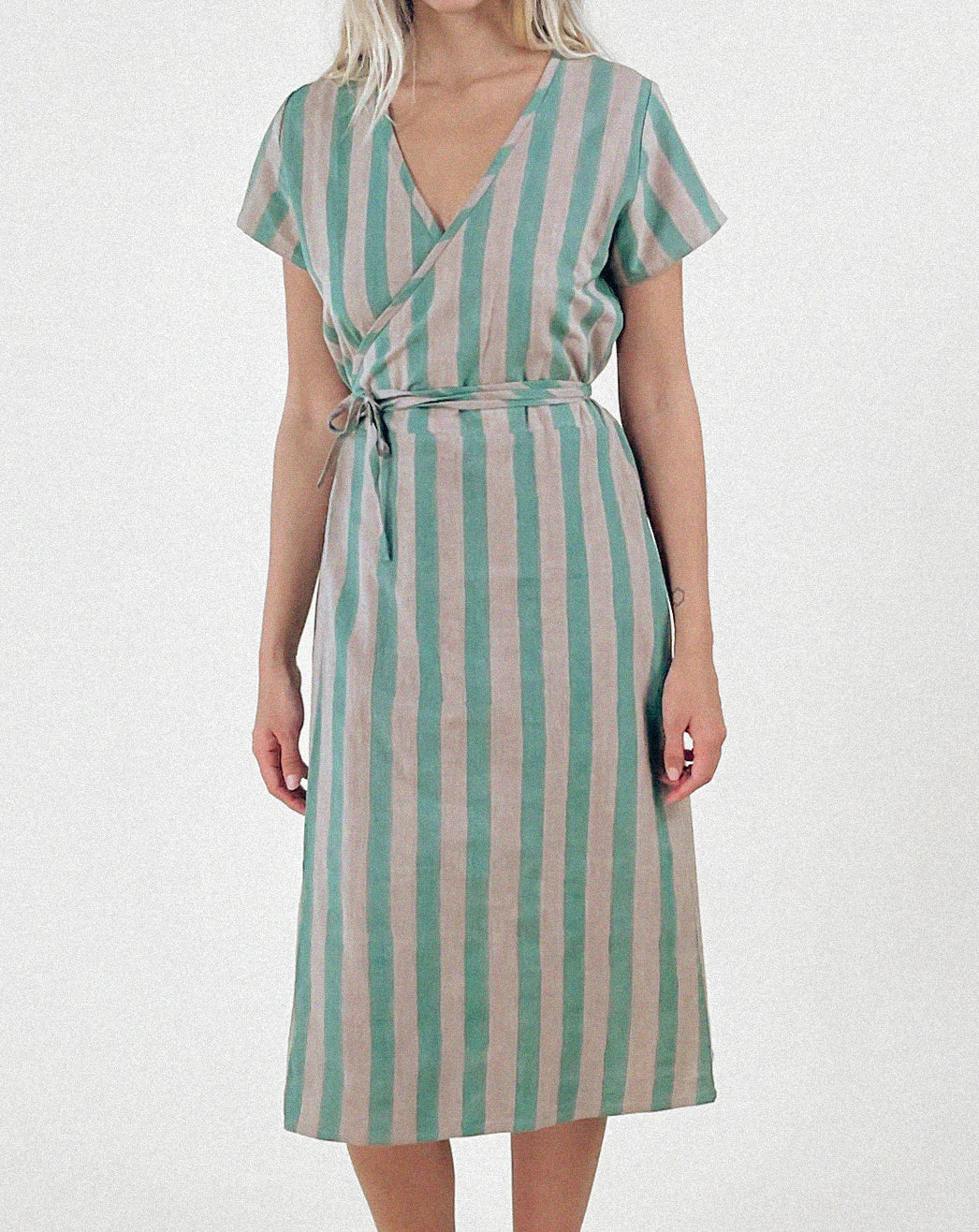Ode Dress in Sea Stripe