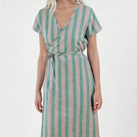 Ode Dress in Sea Stripe