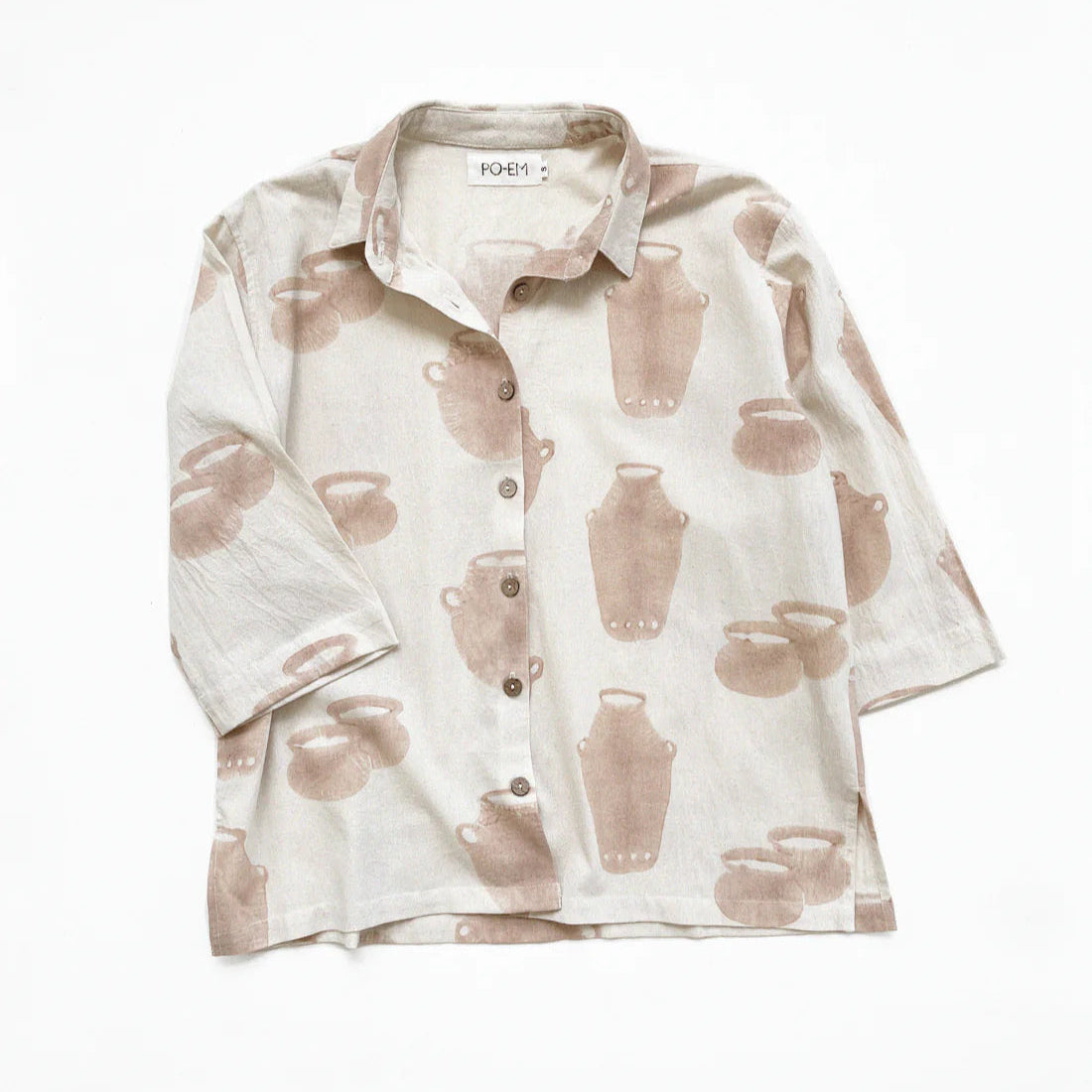 Casa Top in Jug Block Print