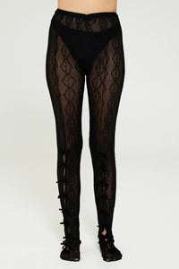 Mariposa Bow Tights in Night