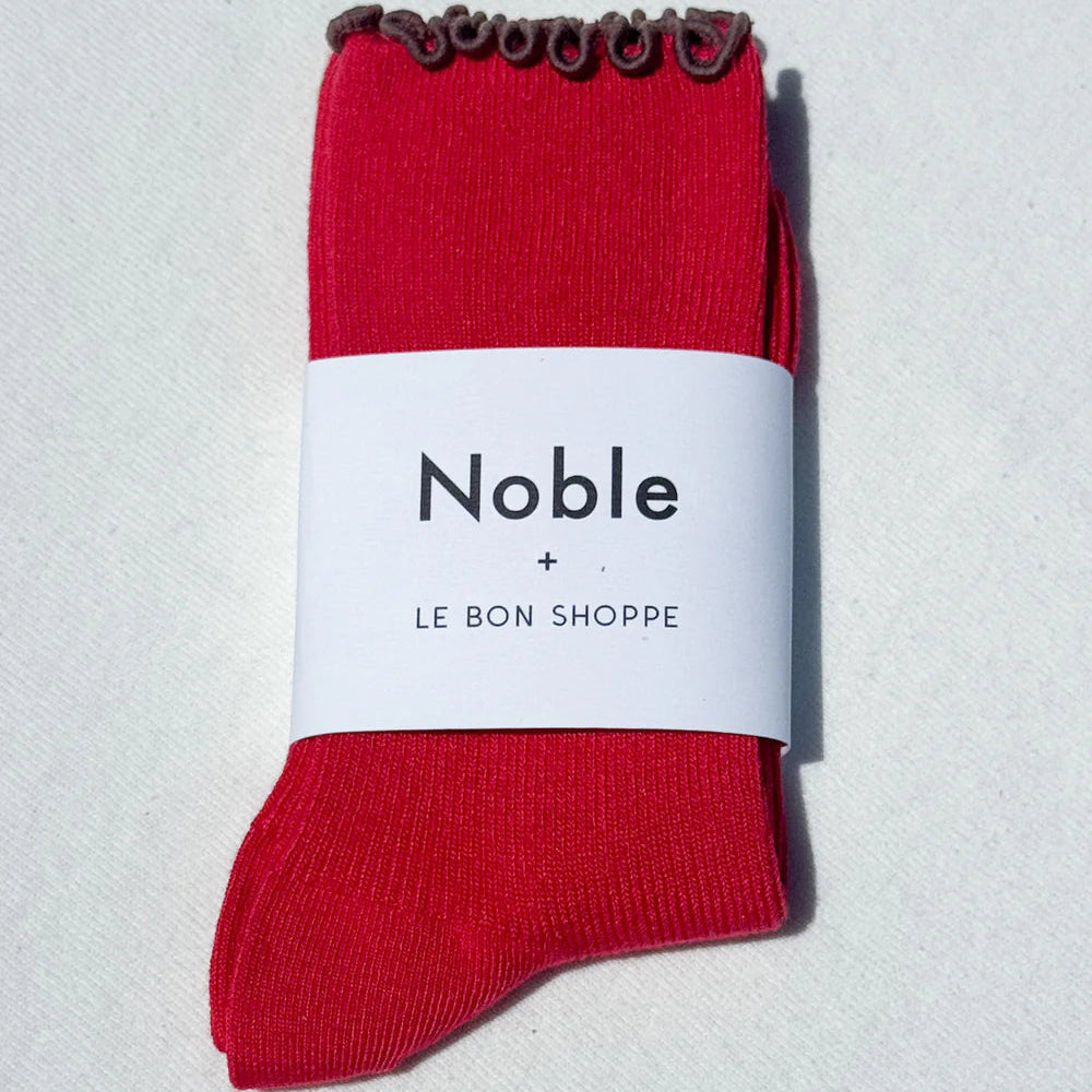 Ruffled Modal Socks