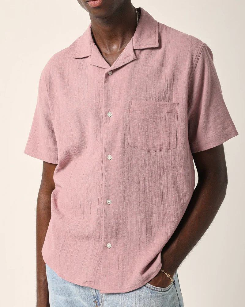 High Twist Shirt in Purple