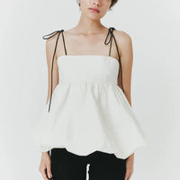 Lily Bubble Tank in White