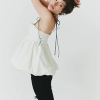 Lily Bubble Tank in White