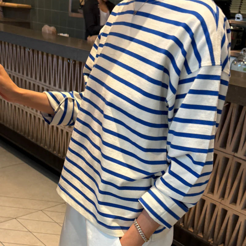 Sailor Top in Blue Stripe