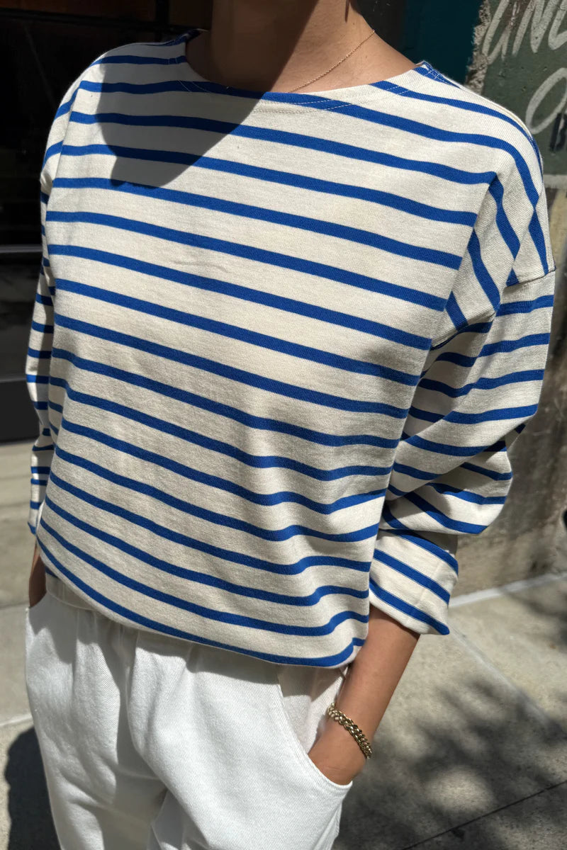 Sailor Top in Blue Stripe