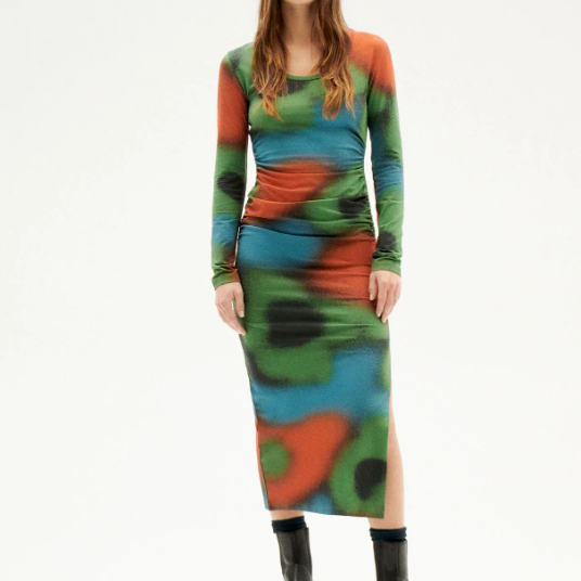 Judith Dress in Dust Black