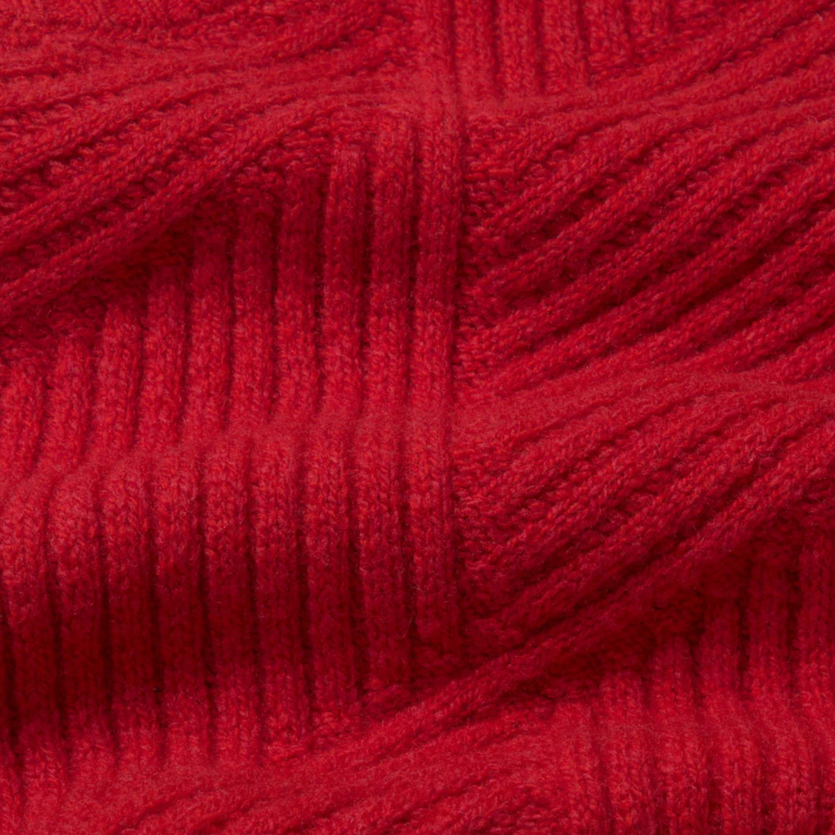 Kaia Knitted Vest in Red