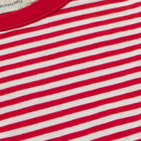 Willy Stripes Tee in Red