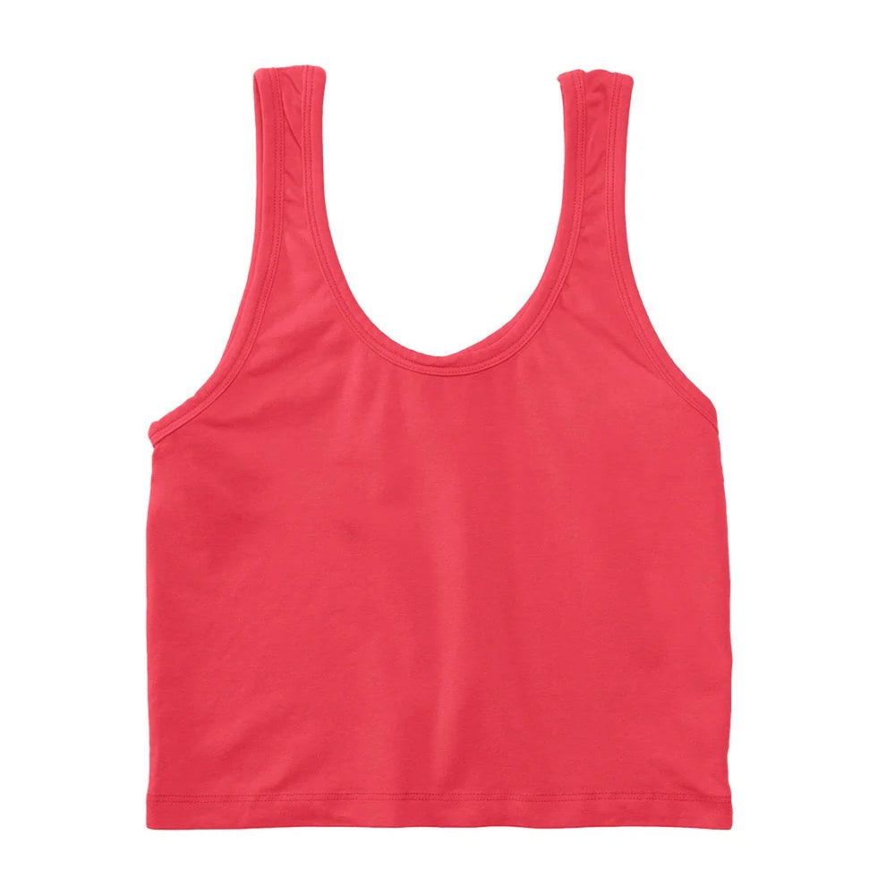 Sporty Tank in Poppy Red