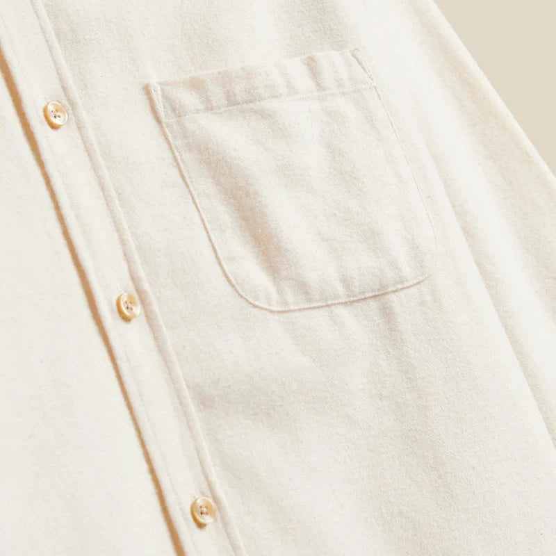 Teca Shirt in Ecru
