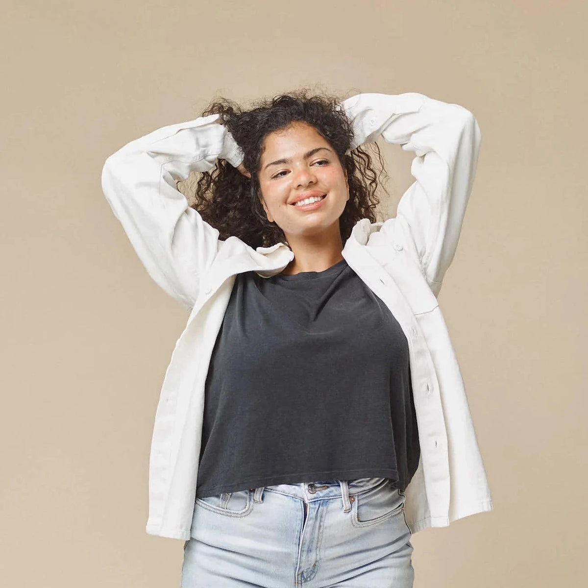 Topanga Shirt in Washed White
