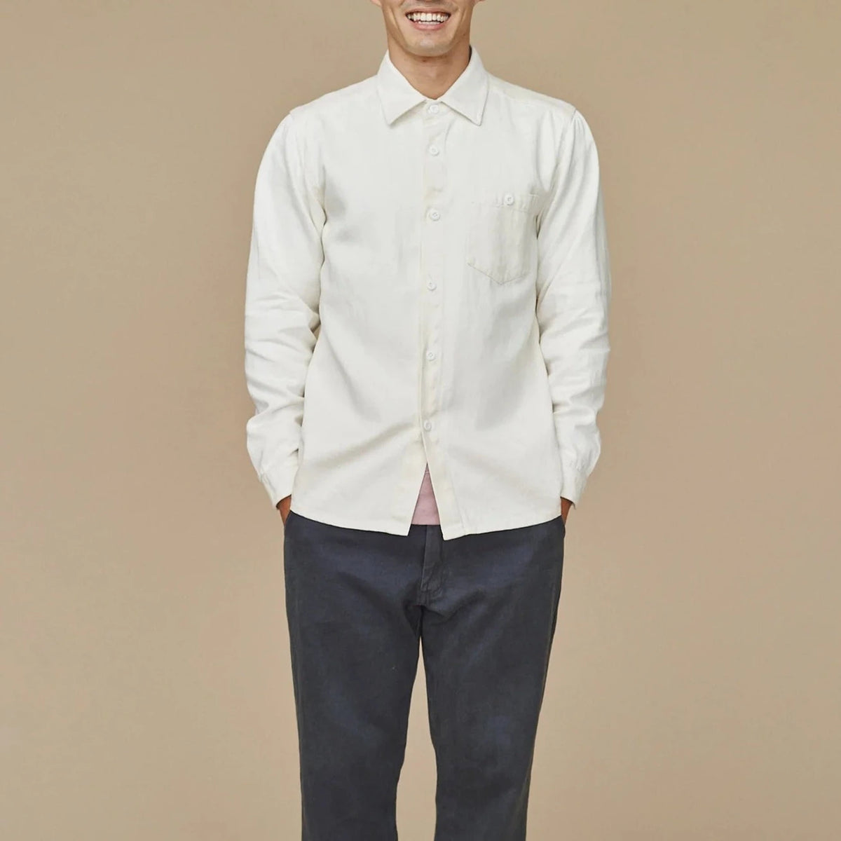 Topanga Shirt in Washed White