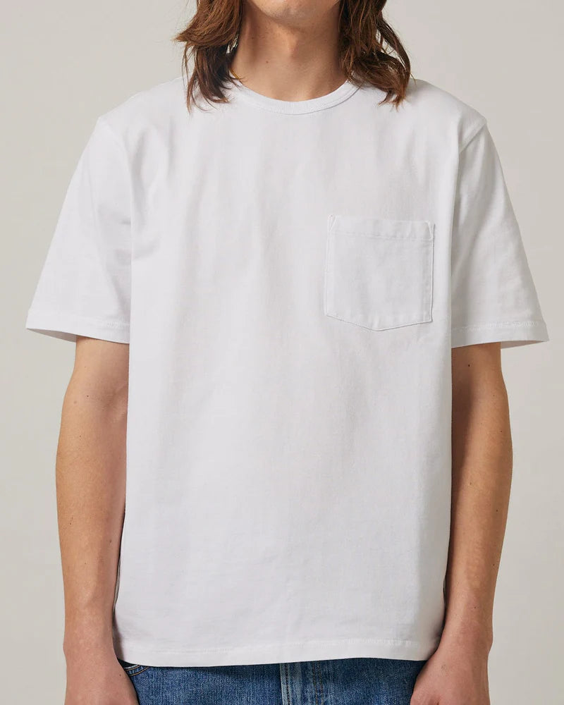 Garment Dye Tee in White