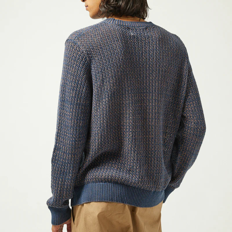Marled Crewneck in Blue