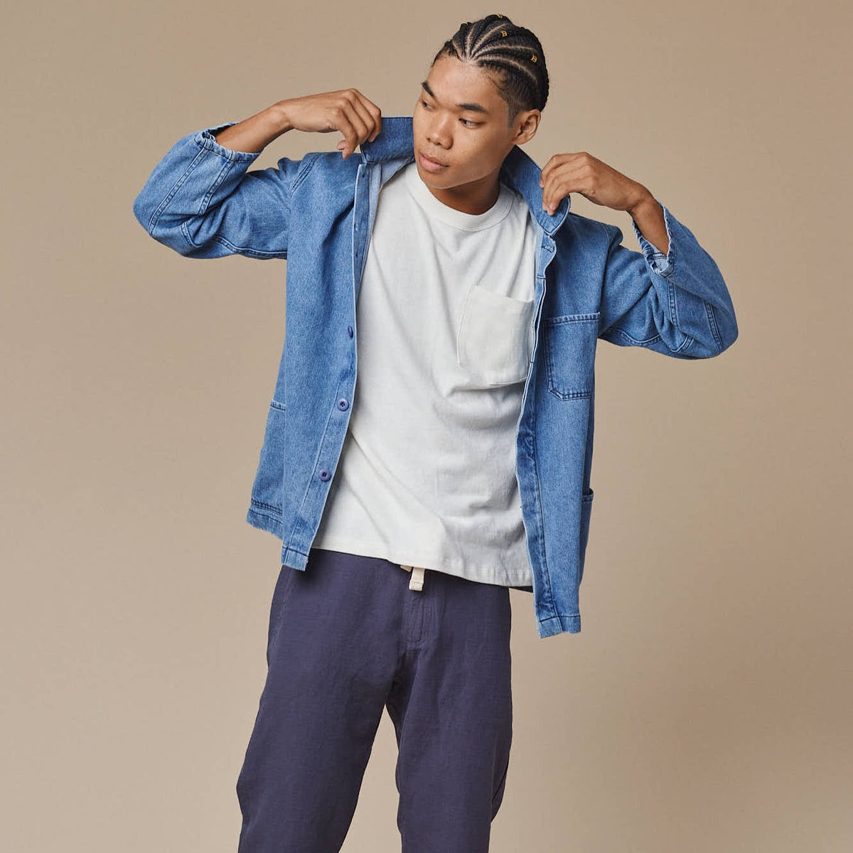 Olympic Jacket in Light Denim