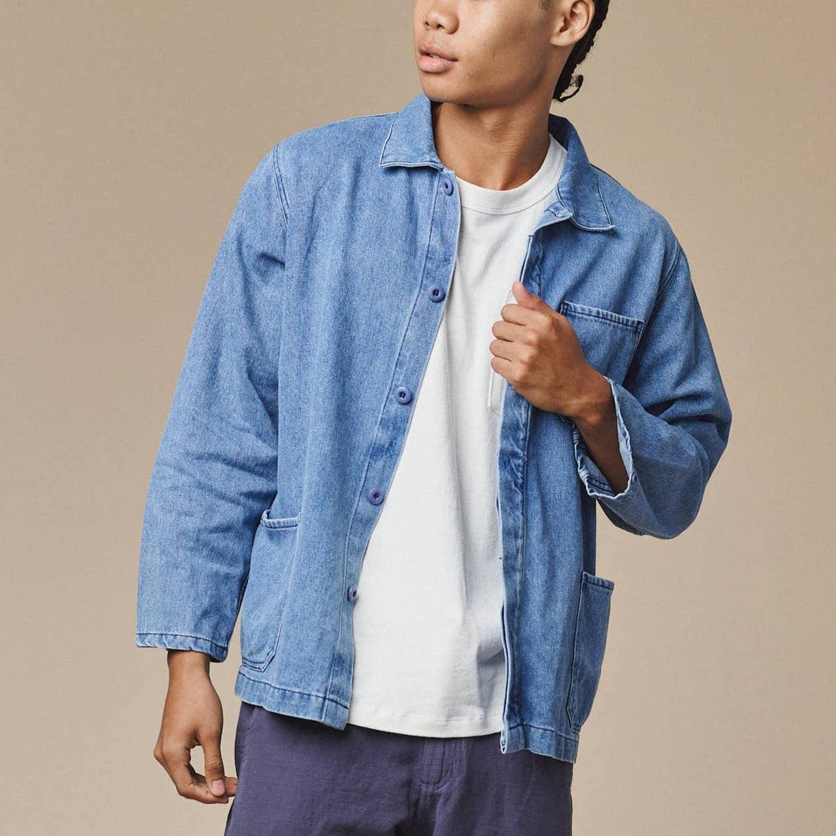 Olympic Jacket in Light Denim
