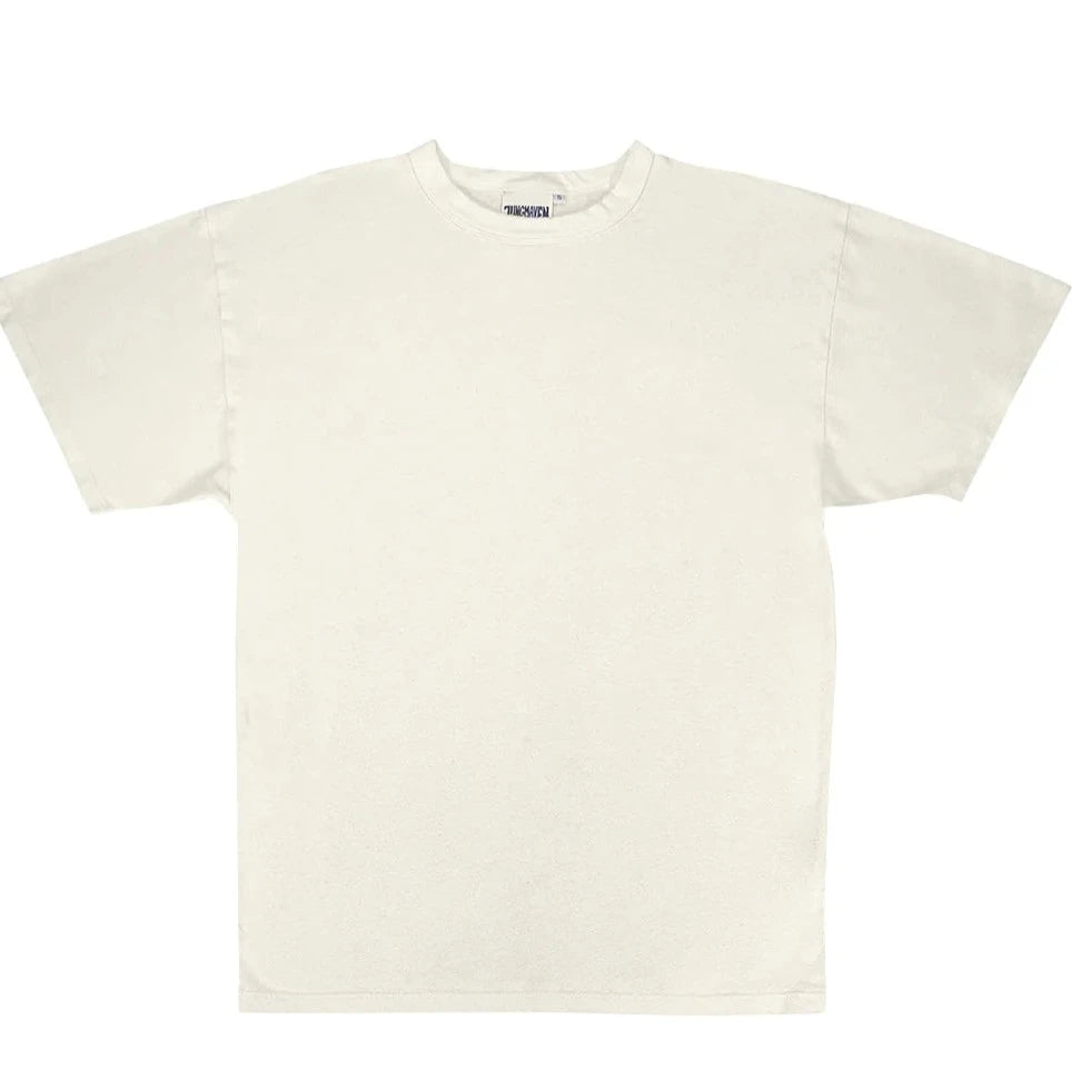 Vernon Oversized Tee in Washed White