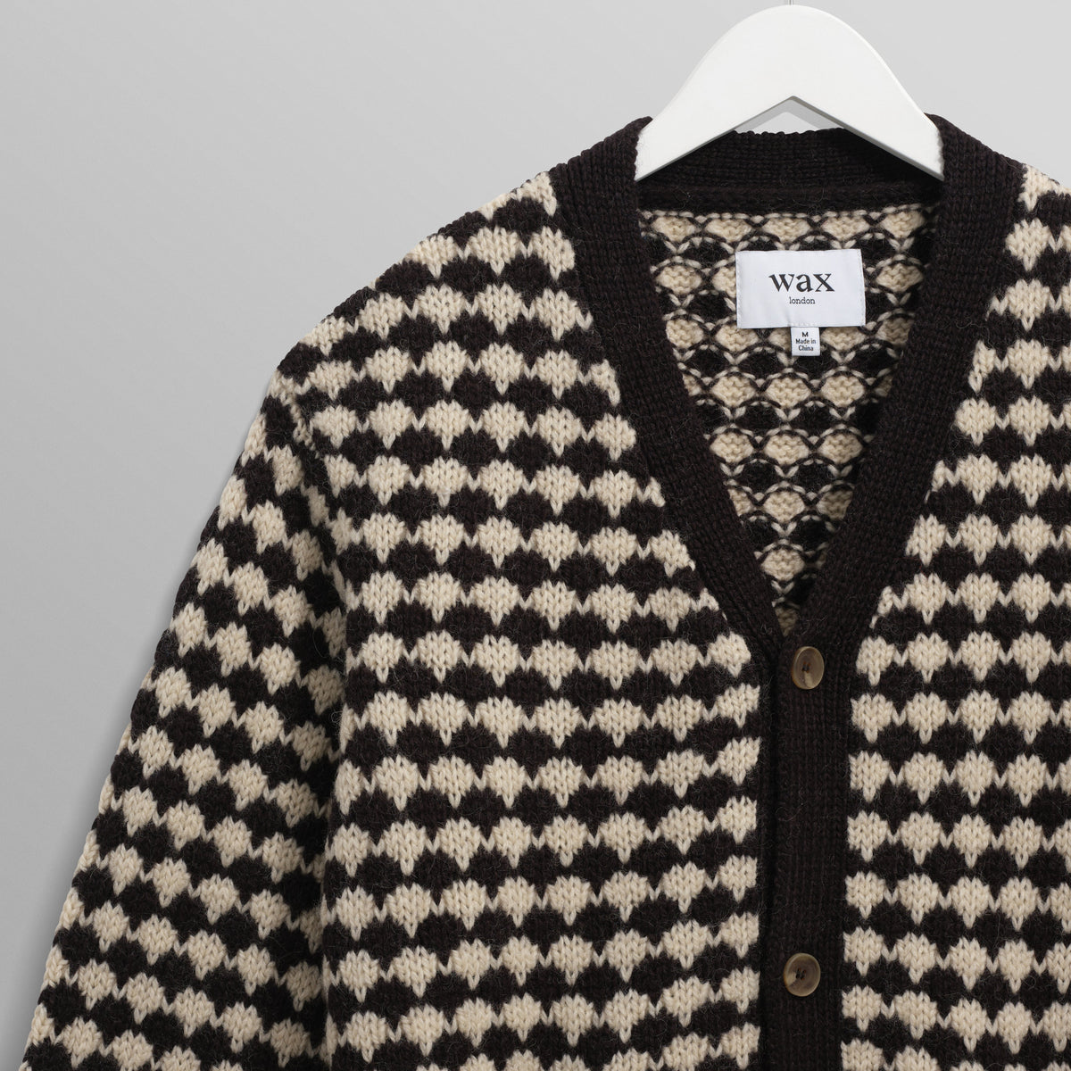 Walker Cardigan in Bubble Knit