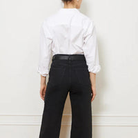 Diana Relaxed Button Up in White
