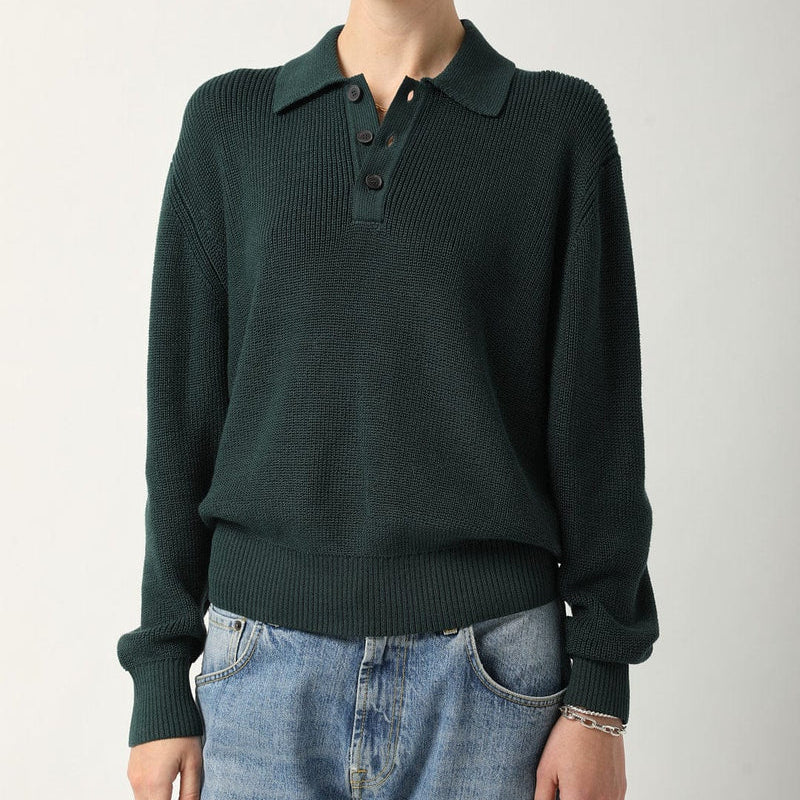 Slouchy Polo in Green