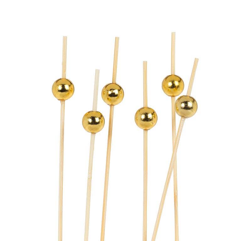 100 Piece Gold Ball Pick