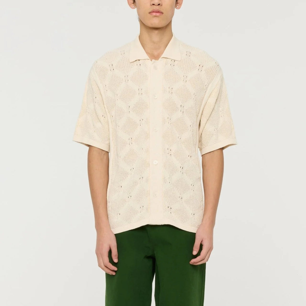 Airi Knit Shirt in Ecru