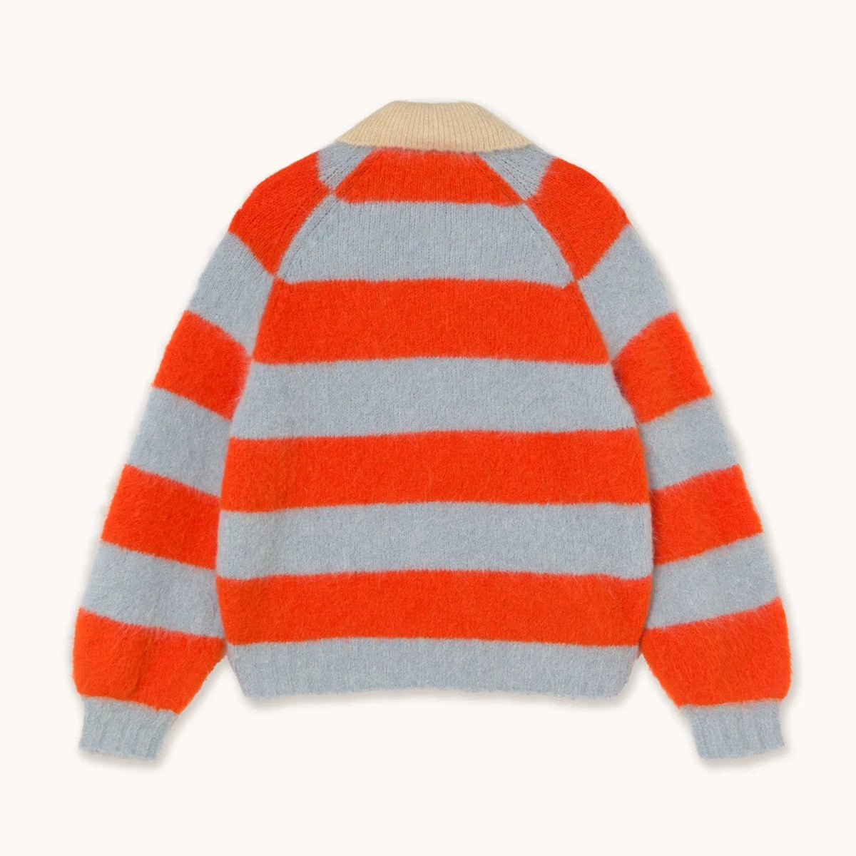Frank Striped Polo in Washed Red