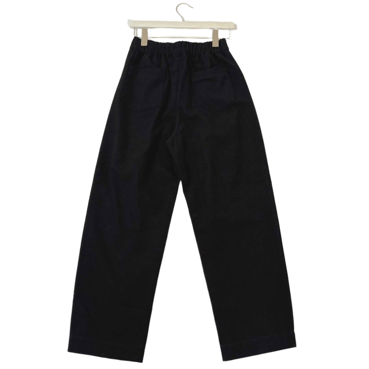 Curve Legged Trouser in Black