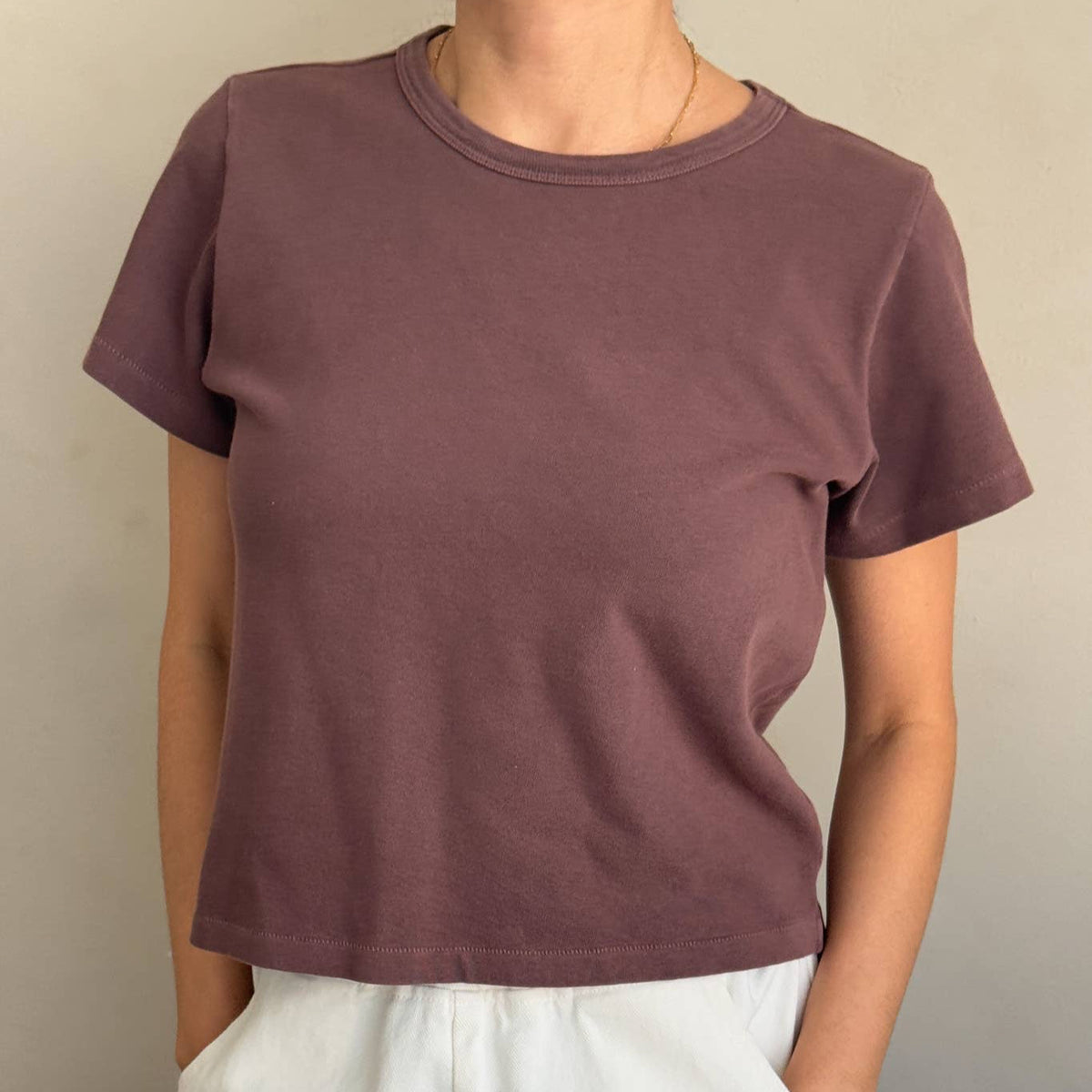Little Boy Tee in Espresso