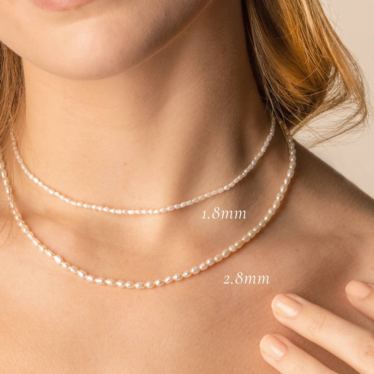 Natural Pearl Choker Necklace