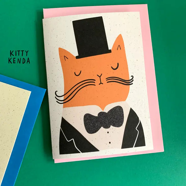 Ginger Mister Kitty Card