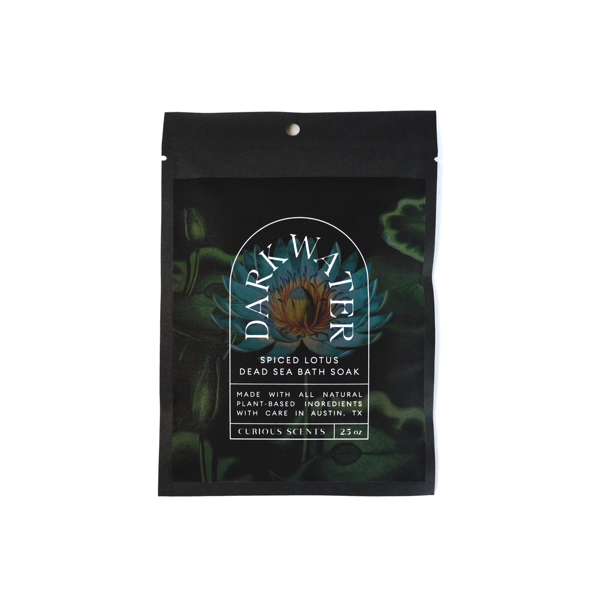 Dark Water Spiced Lotus Botanical Dead Sea Salt Bath Soak
