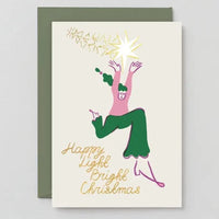 Happy Light Bright Christmas Card