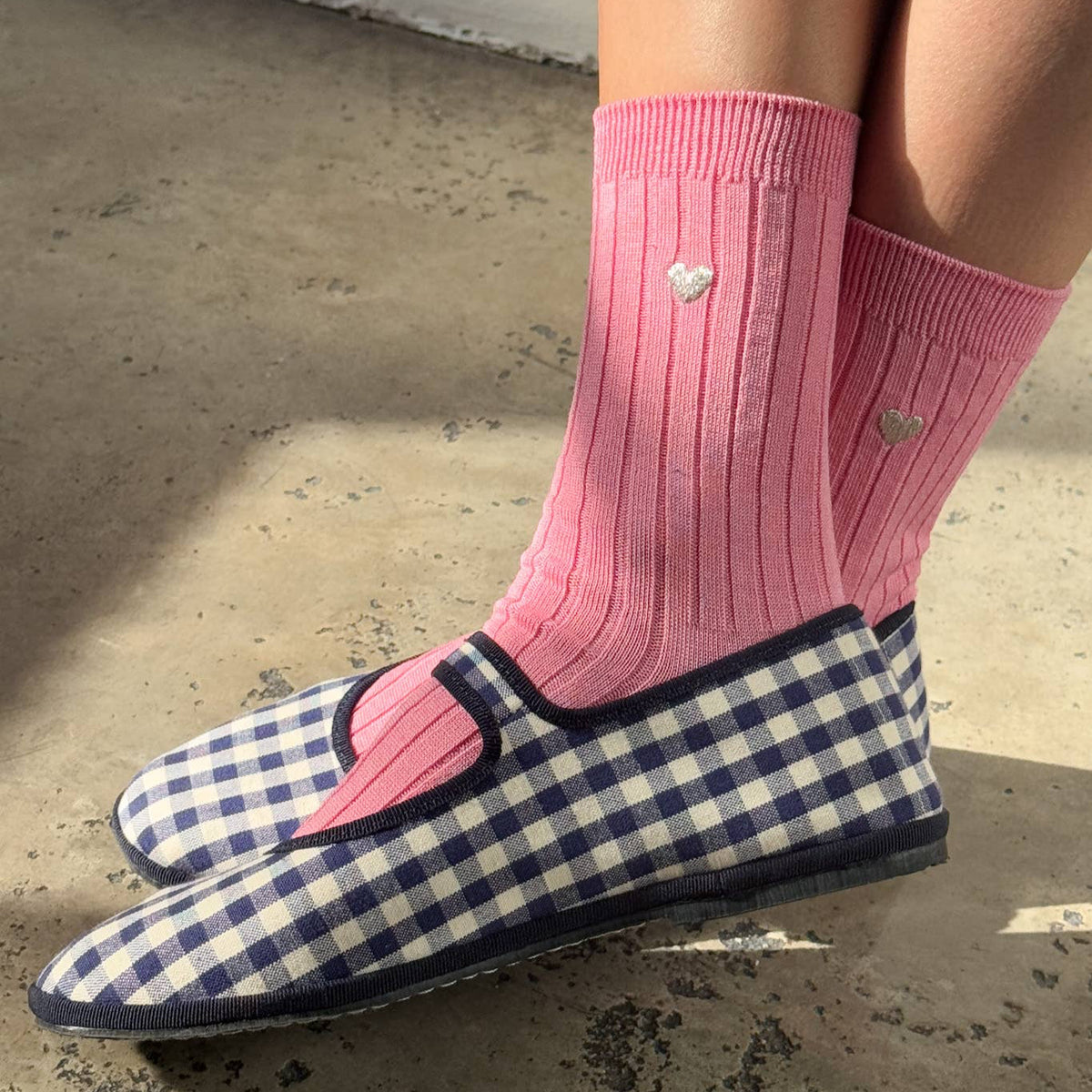 Embroidered Her Socks