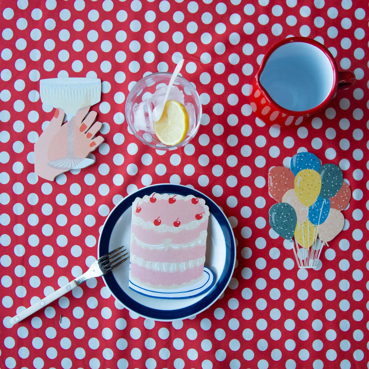 Coupe Chin-Chin Die Cut Card