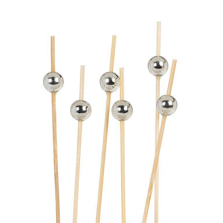 100 Piece Silver Ball Pick
