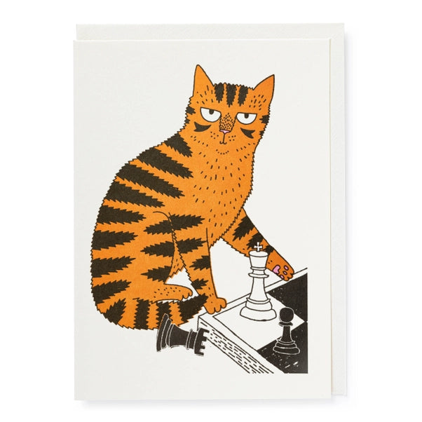 Chess Cat Card