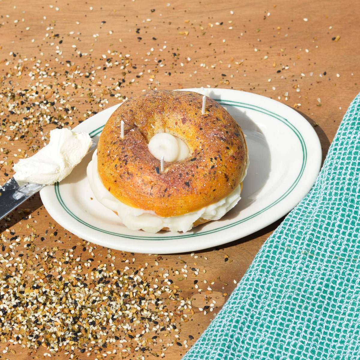 Everything Bagel Candle