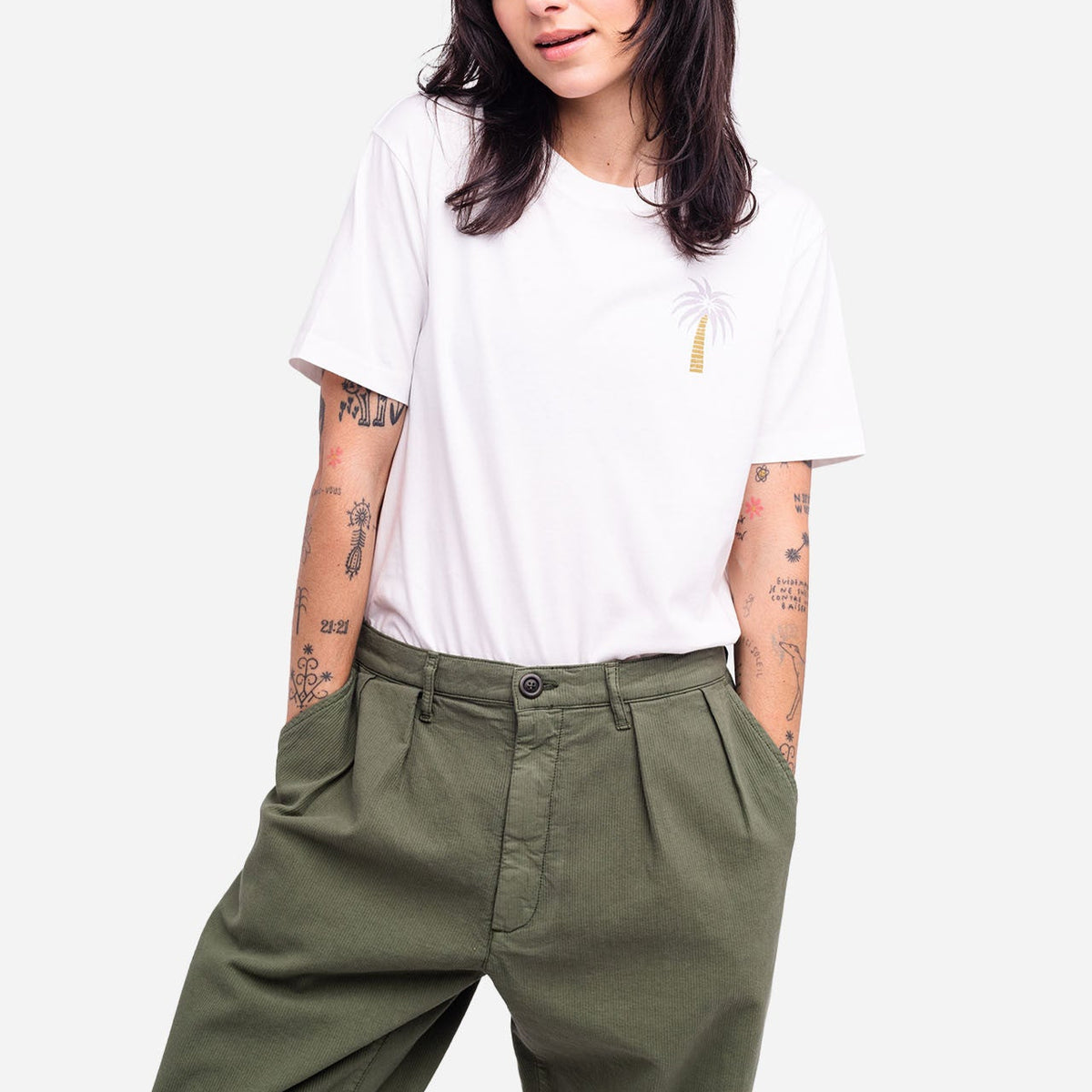 Sunny Cove T-Shirt in Off White